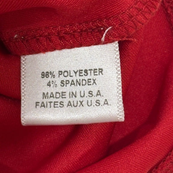 Misa Los Angeles Corcica Ruffle Bodysuit Off Shoulder Red XS Coquette Girly - Picture 10 of 11